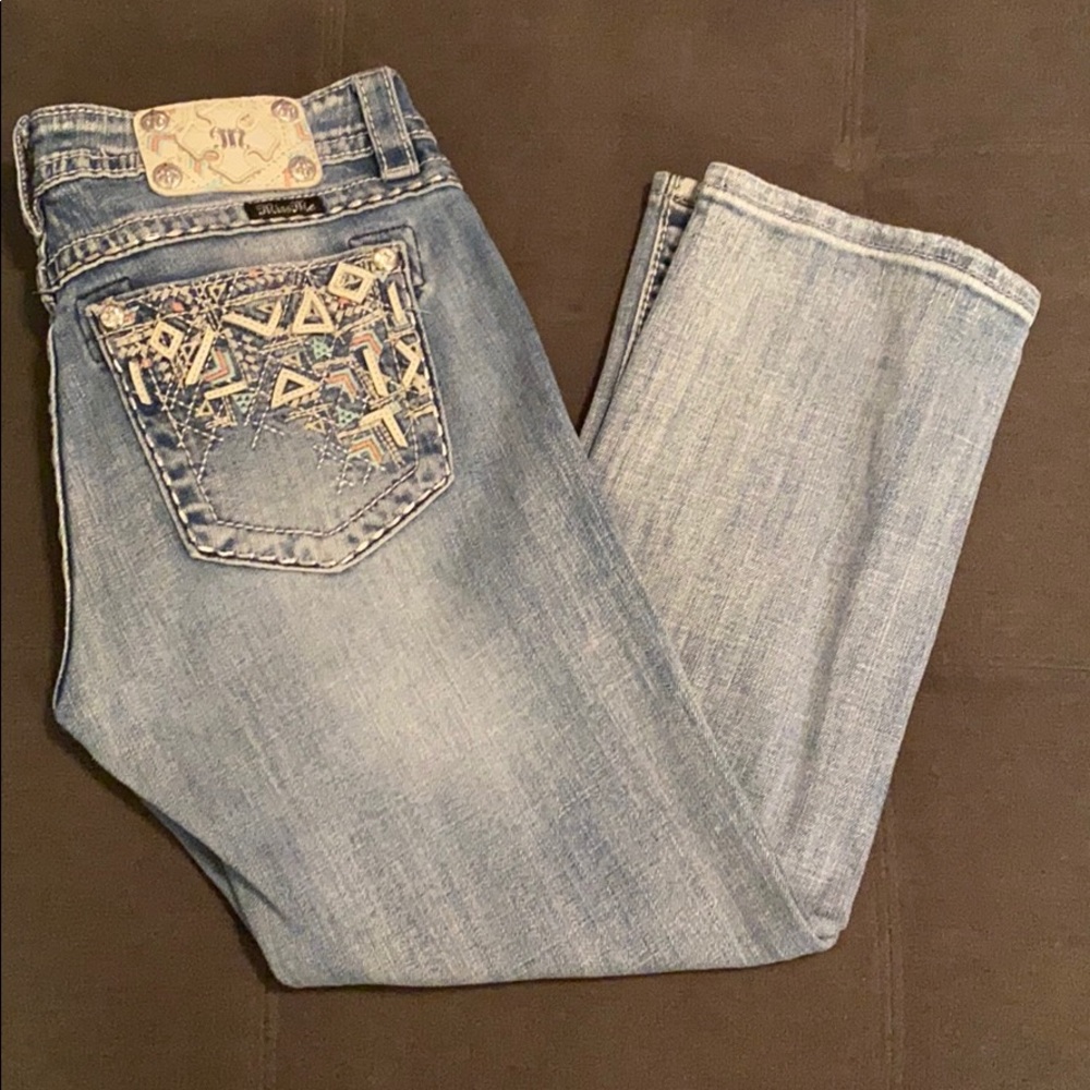 Miss Me Cropped Pants Size 30